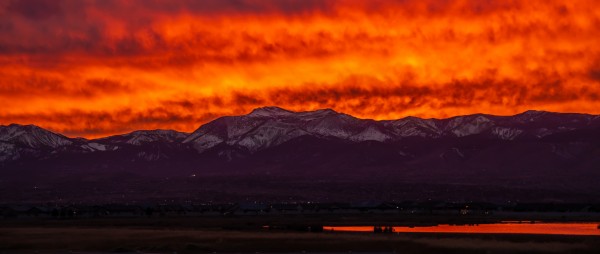 Mt Rose on Fire Highlight by Nicholas